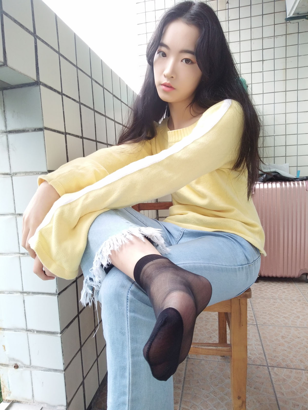 [合集]学妹校园寝室丝短袜美脚全套42期，大小8.38G